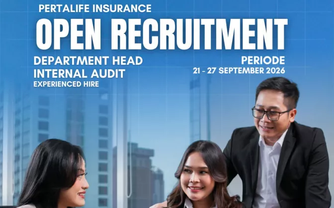 Lowongan Kerja PertaLife Insurance 2026: Posisi Department Head Internal Audit, Cek Syaratnya