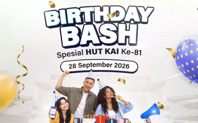 Diskon Tiket Kereta 19 Persen Spesial HUT KAI ke-81, Cek Cara Belinya