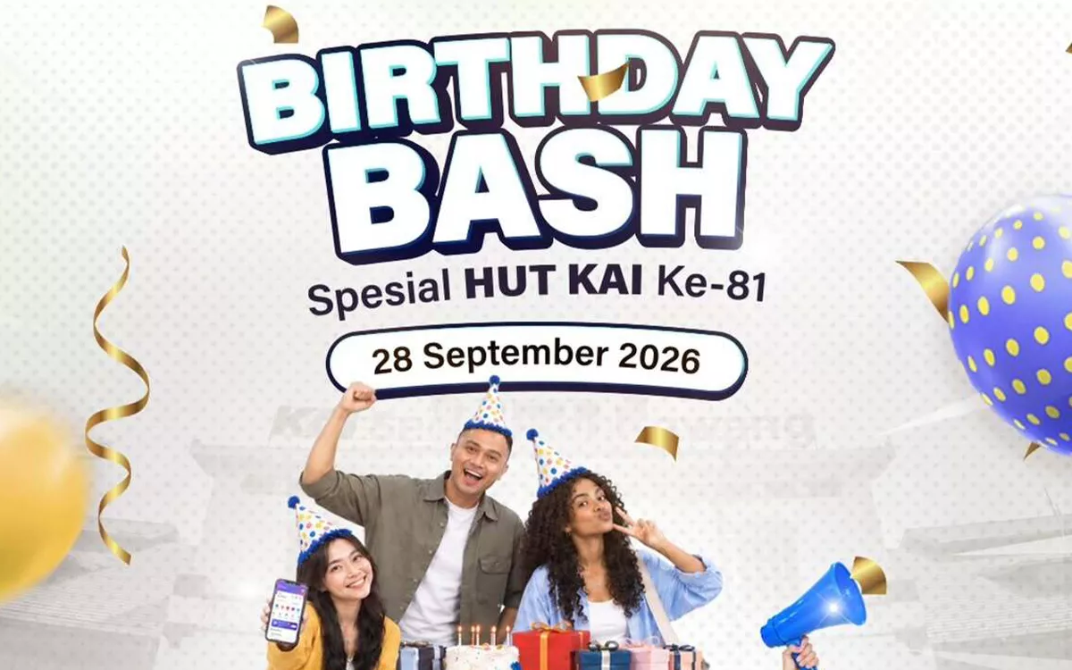 Diskon Tiket Kereta 19 Persen Spesial HUT KAI ke-81, Cek Cara Belinya