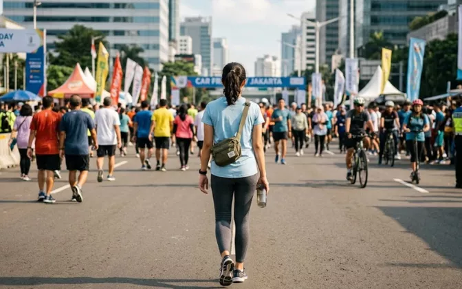 7 Barang Wajib Bawa Saat Car Free Day agar Akhir Pekan Tetap Nyaman