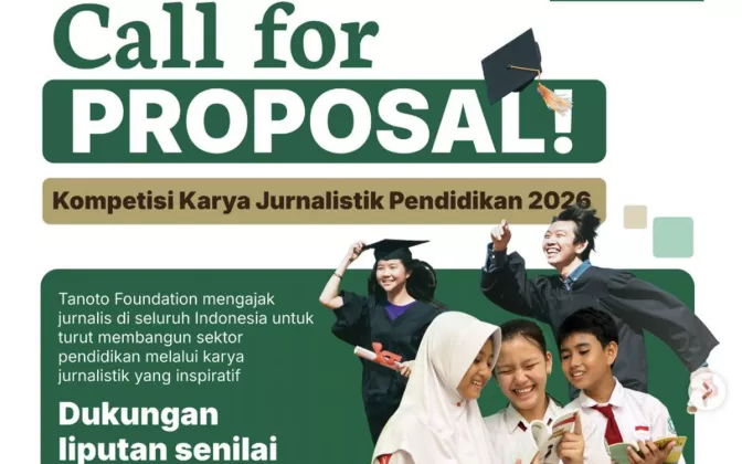 Tanoto Foundation Buka Lomba Jurnalistik 2026 Berhadiah Total Rp100 Juta, Ini Syarat dan Cara Daftarnya