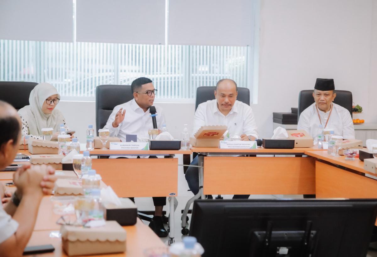 BPJS Kesehatan dan Ketenagakerjaan Banten Gelar Pertemuan dengan Gubernur Banten Terpilih Andra Soni