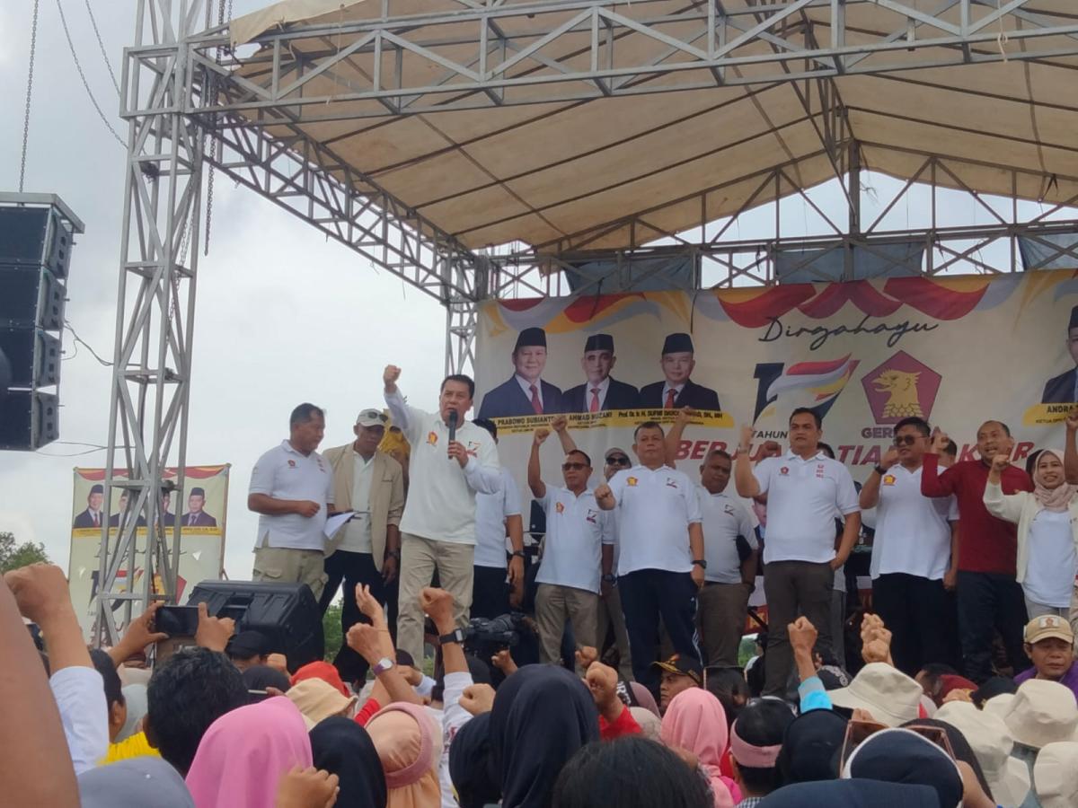 Semarak HUT Gerindra di Kabupaten Tangerang, Maesyal Rasyid: Semakin Berkontribusi Untuk Rakyat