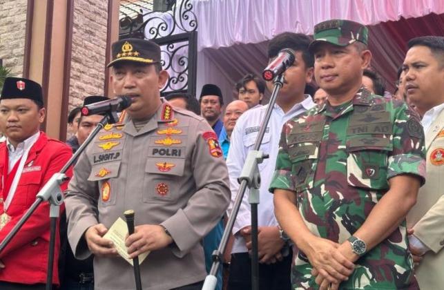 Panglima TNI dan Kapolri Respons Peristiwa Penyerangan Polres Tarakan