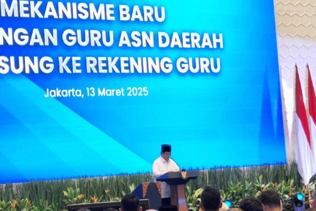 Prabowo Umumkan Mekanisme Baru Penyaluran Tunjangan Guru ASN Langsung ke Rekening Pribadi