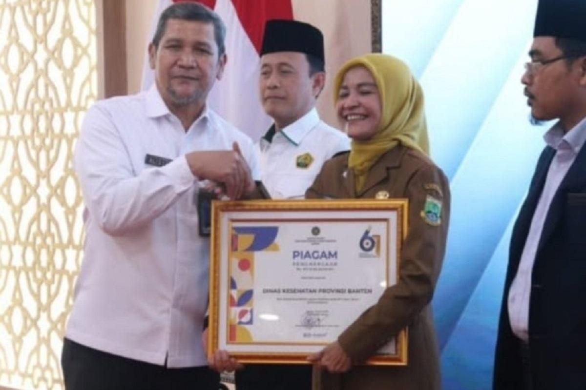Dinkes Banten Raih Penghargaan DitjenPAS di Hari Bakti Pemasyarakatan ke-61 Tahun