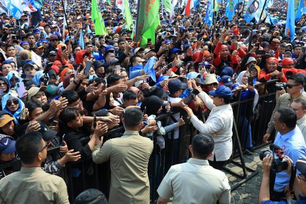 Ikut Rayakan May Day, Prabowo: Saya Merasa Jadi Presidennya Buruh