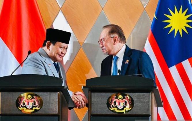 Prabowo Undang PM Malaysia Anwar Ibrahim Lawatan Resmi ke Jakarta