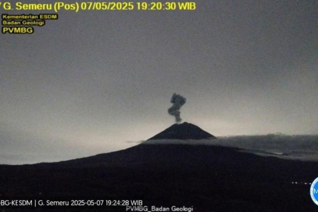 Gunung Semeru Status Waspada, Erupsi 1.000 Meter dari Atas Puncak