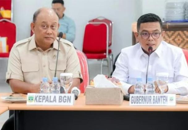 Gubernur Andra Soni Teken MoU dengan MBG, Target Bangun 24 SPPG di Banten
