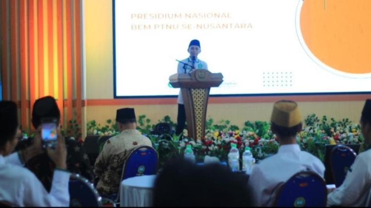 Mahasiswa NU Bersatu di Kongres BEM PTNU ke-VIII, Baha'ur Rifqi Kembali Pimpin Nasional