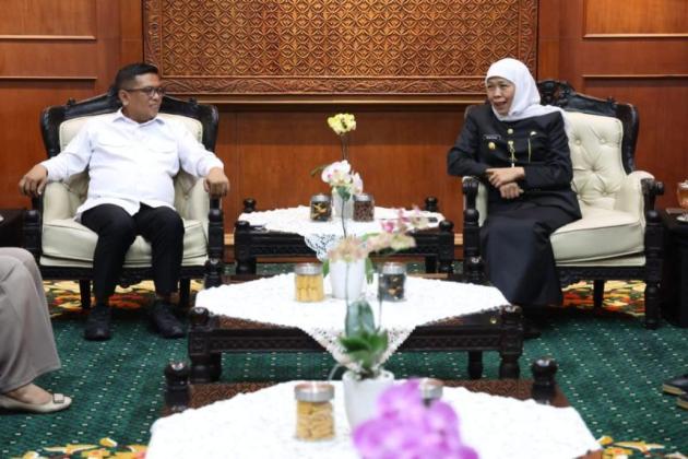 Andra Soni dan Khofifah Bahas Kolaborasi Pembangunan dan Kerja Sama
