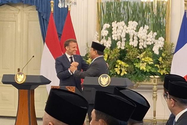 Saat Bertemu Prabowo, Presiden Macron: Persahabatan Indonesia-Prancis Bukan Sekadar Kata-kata