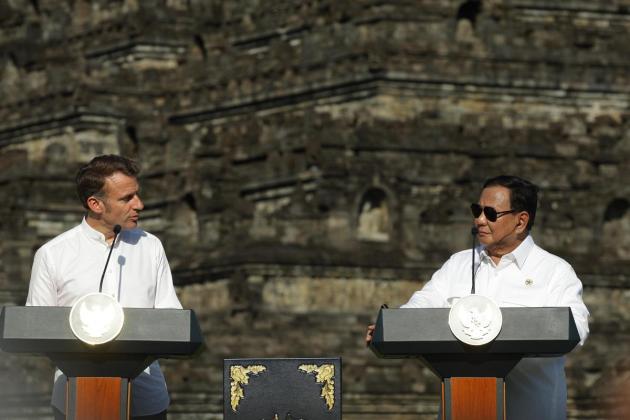 Bersama Macron di Borobudur, Prabowo Tegaskan Komitmen Indonesia Jaga Toleransi dan Budaya