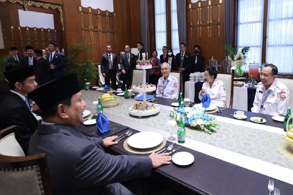 Godaan Prabowo ke Megawati di Hadapan Gibran: Ibu Agak Kurus Bu, Dietnya Berhasil