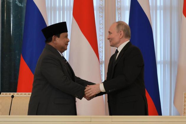 Prabowo: Indonesia-Rusia Miliki Kesamaan Pandangan soal Isu Global