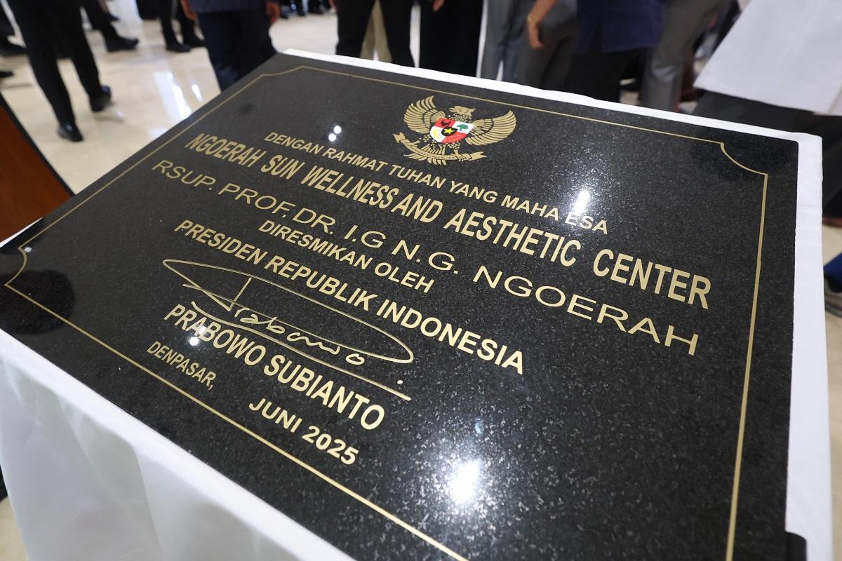Resmikan Ngoerah Sun Wellness Center, Prabowo: Saya Pribadi Tertarik