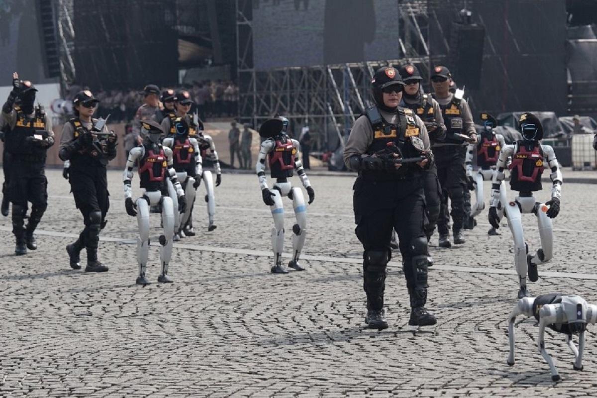 Polri Kenalkan Robot Humanoid dan K9 di Hari Bhayangkara ke-79, Ini Fungsinya