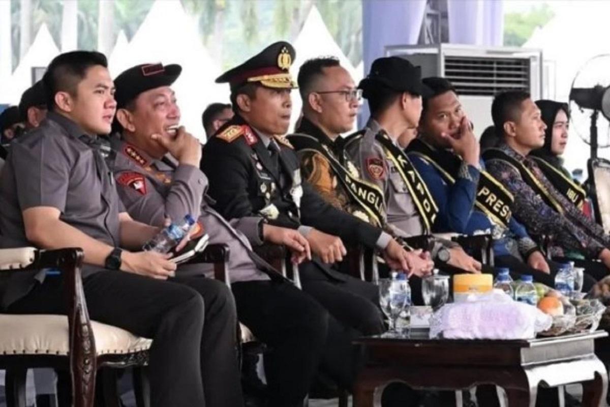 Seskab Letkol Teddy Dampingi Kapolri Cek Lokasi HUT ke-79 Bhayangkara di Monas