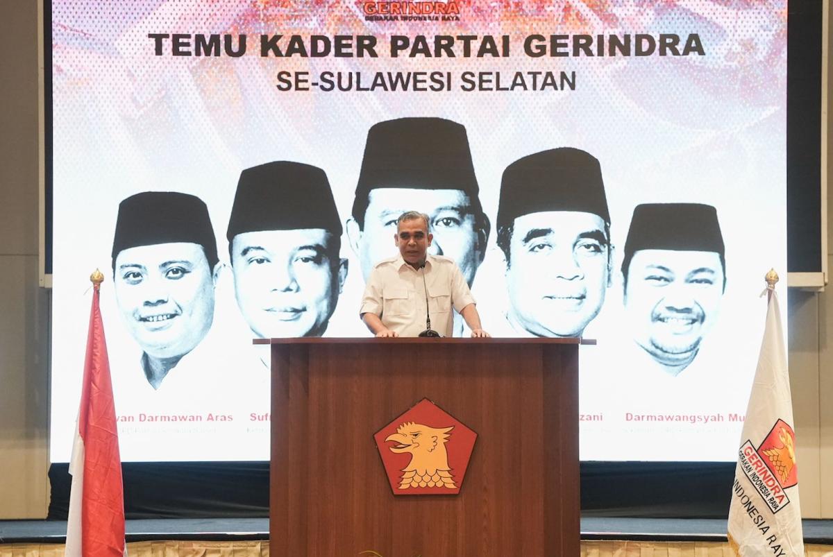 Muzani Arahkan Kader Gerindra: Jaga Kepercayaan Rakyat Sulsel, Beri Layanan Terbaik