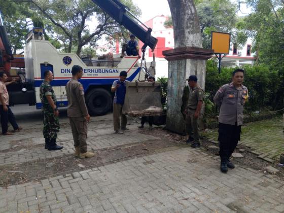 Ganggu Ketertiban dan Kenyamanan Masyarakat, Parkir Liar di Sekitar RSUD Kota Tangerang Ditertibkan