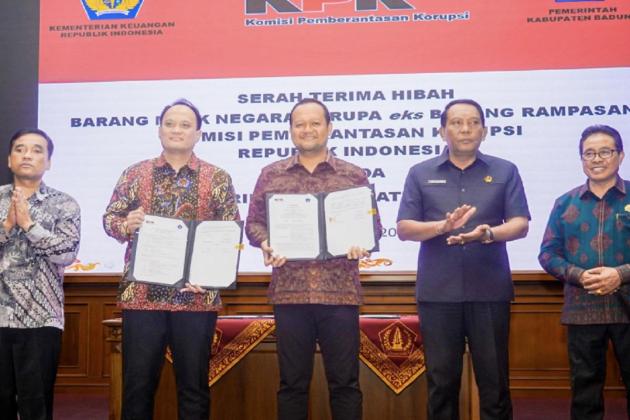 Aset Korupsi Bansos COVID-19 Diserahkan KPK ke Pemkab Badung, Nilainya Capai Rp26 Miliar