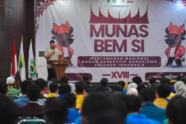 Buka Munas BEM SI XVIII, Menpora Dito Tekankan Peran Mahasiswa sebagai Mitra Kritis Strategis Pemerintah