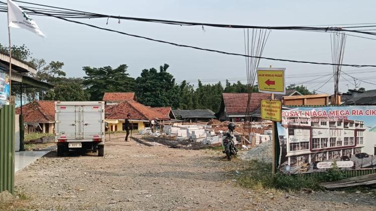 DTRB Kabupaten Tangerang Akan Tutup Proyek Pusat Niaga Mega Ria Cikupa
