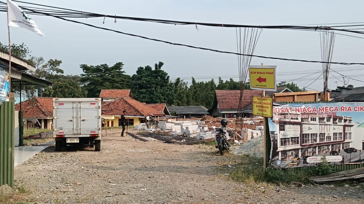 SP4B Terbit, Proyek Pusat Niaga Mega Ria Cikupa Tangerang Dihentikan