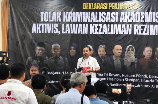 Roy Suryo, Abraham Samad hingga Erros Djarot Hadiri Deklarasi Lawan Kezaliman Jokowi