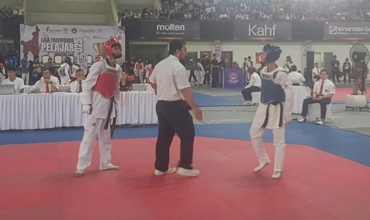 1.159 Pelajar Perebutkan Piala Menpora di Kejurnas Taekwondo Tangerang