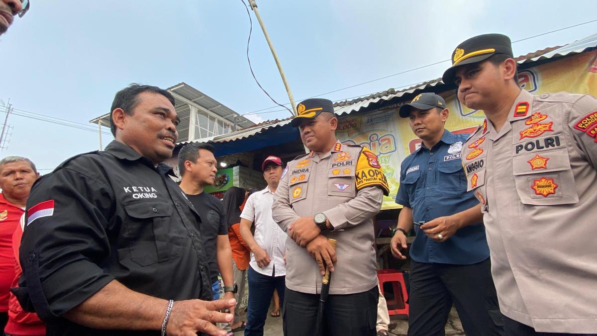 Pasca Viral Penumpang Taksi Online Dipaksa Turun, Kapolsek Cisoka Kumpulkan Pengemudi Opang