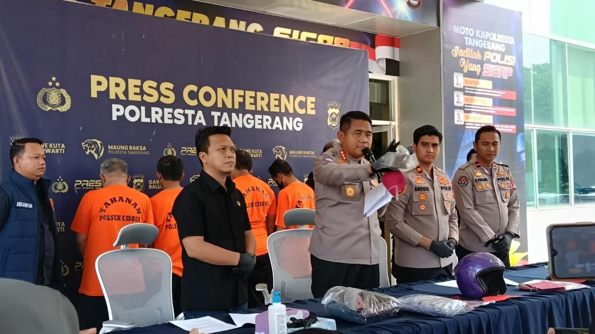 Viral Opang Paksa Turun Penumpang Taksi Online, Polresta Tangerang Tetapkan Empat Tersangka