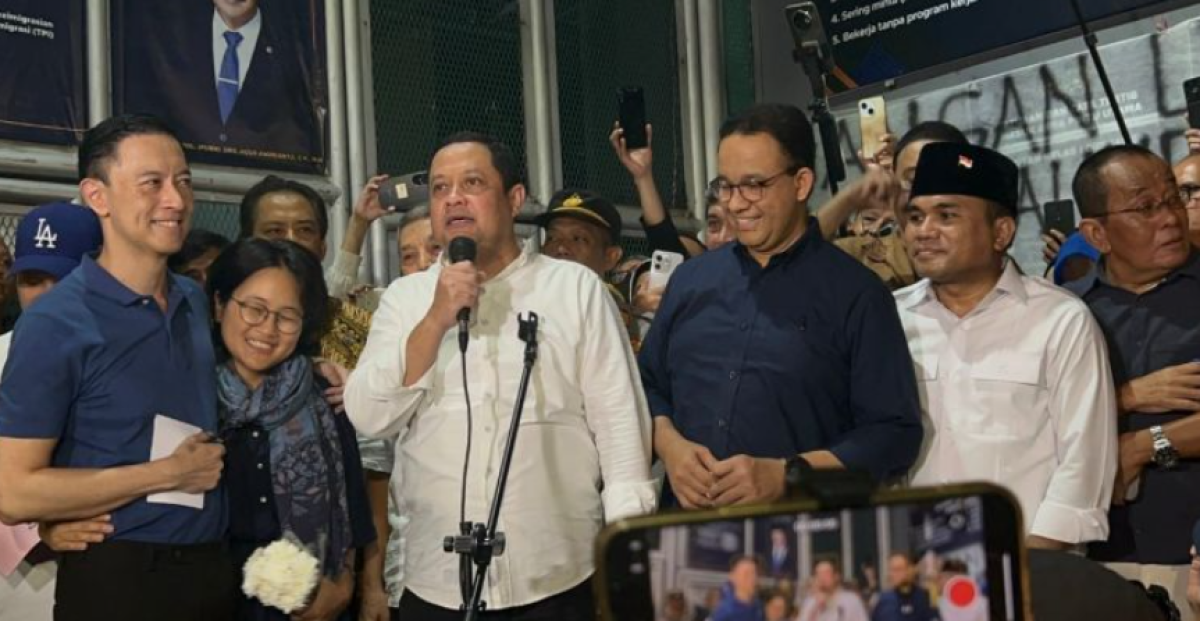 Anies Baswedan Bersyukur Tom Lembong Bebas dan Kembali ke Keluarga