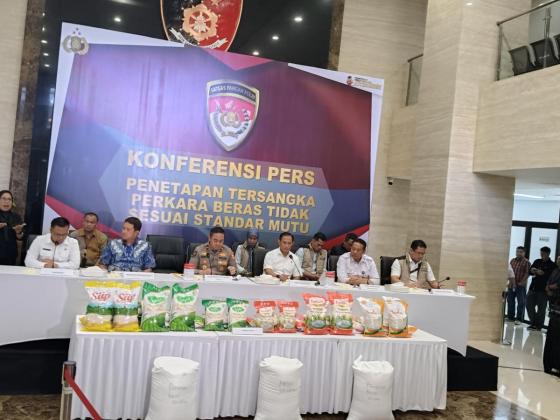 Bareskrim Polri Tetapkan 3 Tersangka Baru Kasus Beras Tak Penuhi Standar Mutu