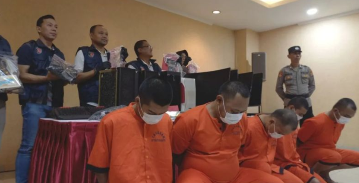 Polda Yogyakarta Tangkap 5 Pelaku yang Mengelabui dan Rugikan Admin Judol