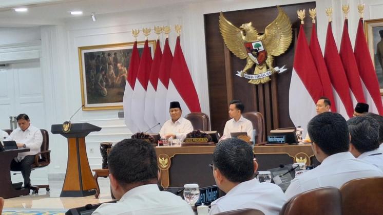 Prabowo Puji Kerja Keras Kabinet: Banyak Capaian dalam 10 Bulan Pertama Pemerintahan
