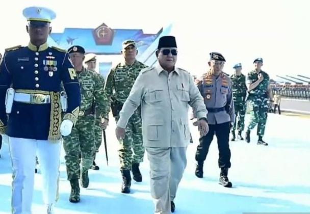 Prabowo Tiba di Pusdiklatpassus Kopassus TNI Angkatan Darat Batujajar Jawa Barat