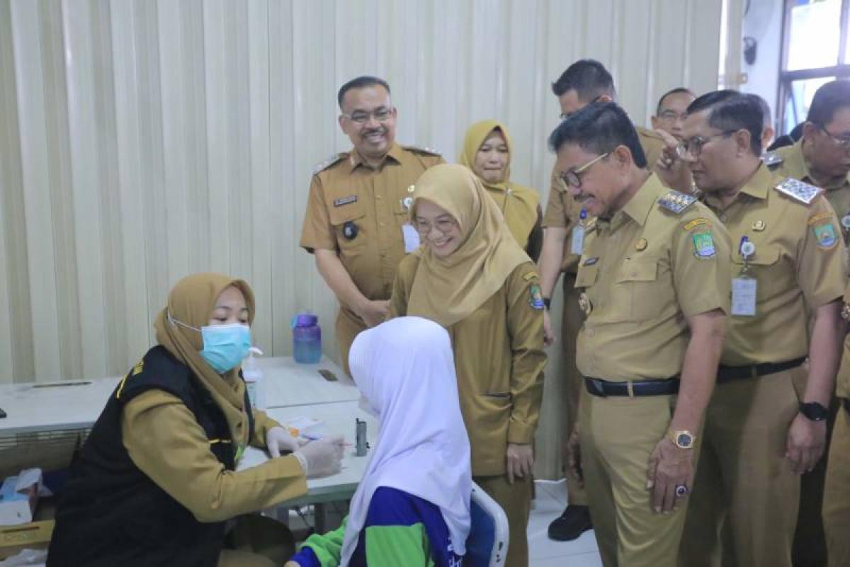 Pencegahan Kanker Serviks Masuk Pemeriksaan CKG Anak Sekolah di Tangerang