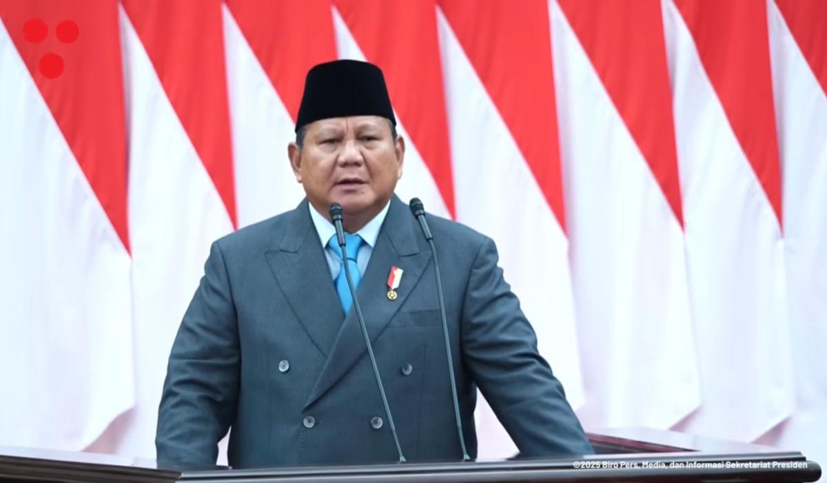 Prabowo Klaim Cadangan Beras 4 Juta Ton, Tertinggi Sepanjang Sejarah