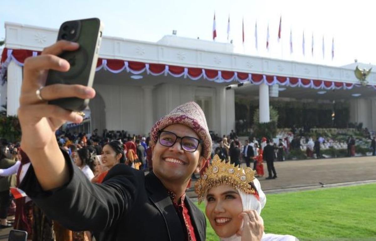 Upacara di Istana: Jokowi dan SBY Hadir, Megawati Berhalangan