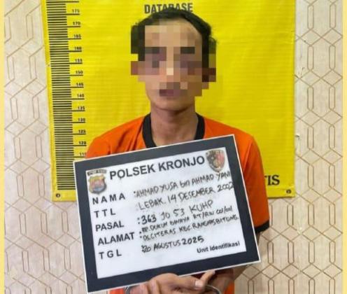 Polsek Kronjo Tangerang Tangkap Pelaku Curanmor di Gudang Padi