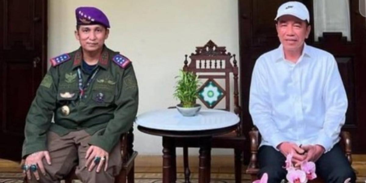 Foto Firdaus Oiwobo dan Jokowi Disorot Usai Deklarasikan Ormas Ternak Mulyono