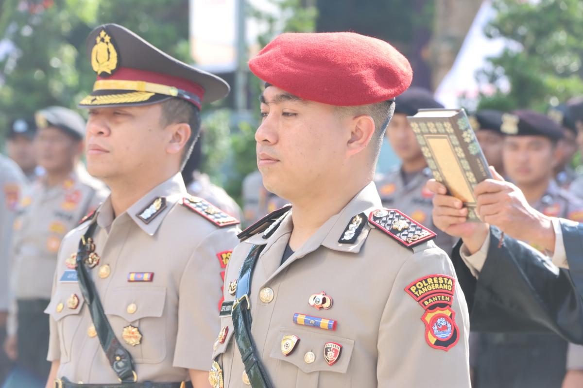 Tongkat Estafet Kasatreskrim Polresta Tangerang Beralih, Kompol Arief Jabat Wakapolres Cilegon
