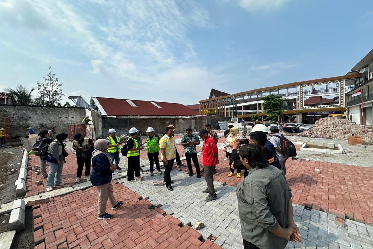 Proyek Parkir Pasar Godean Hampir Rampung, Lebih Cepat dari Jadwal
