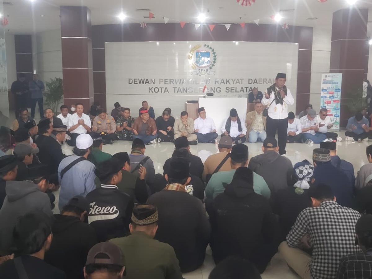 Tangsel Kondusif, Masyarakat dan DPRD Tangsel Gelar Doa Bersama