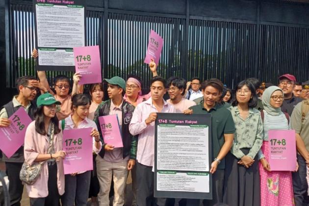 DPR Terima Aspirasi Massa Aksi 17+8, Bahas Tunjangan Pejabat dan Harga Pangan