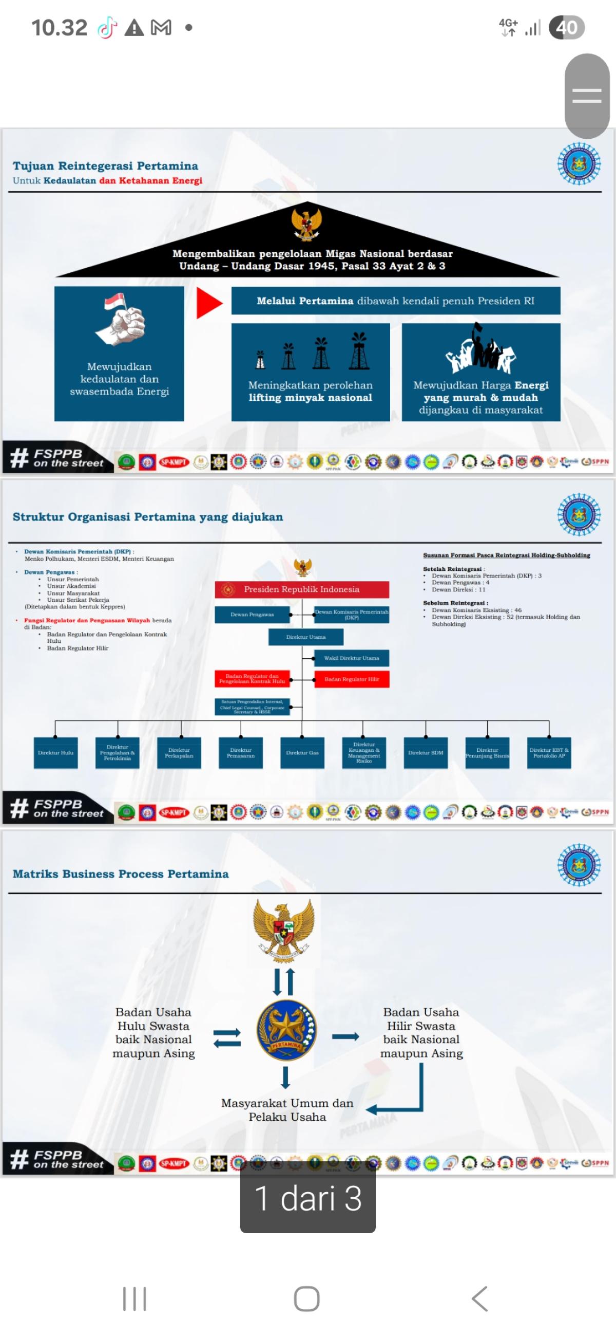 FSPPB Apresiasi dan Kawal Langkah Penggabungan Anak Usaha sebagai Jalan Menuju Satu Pertamina