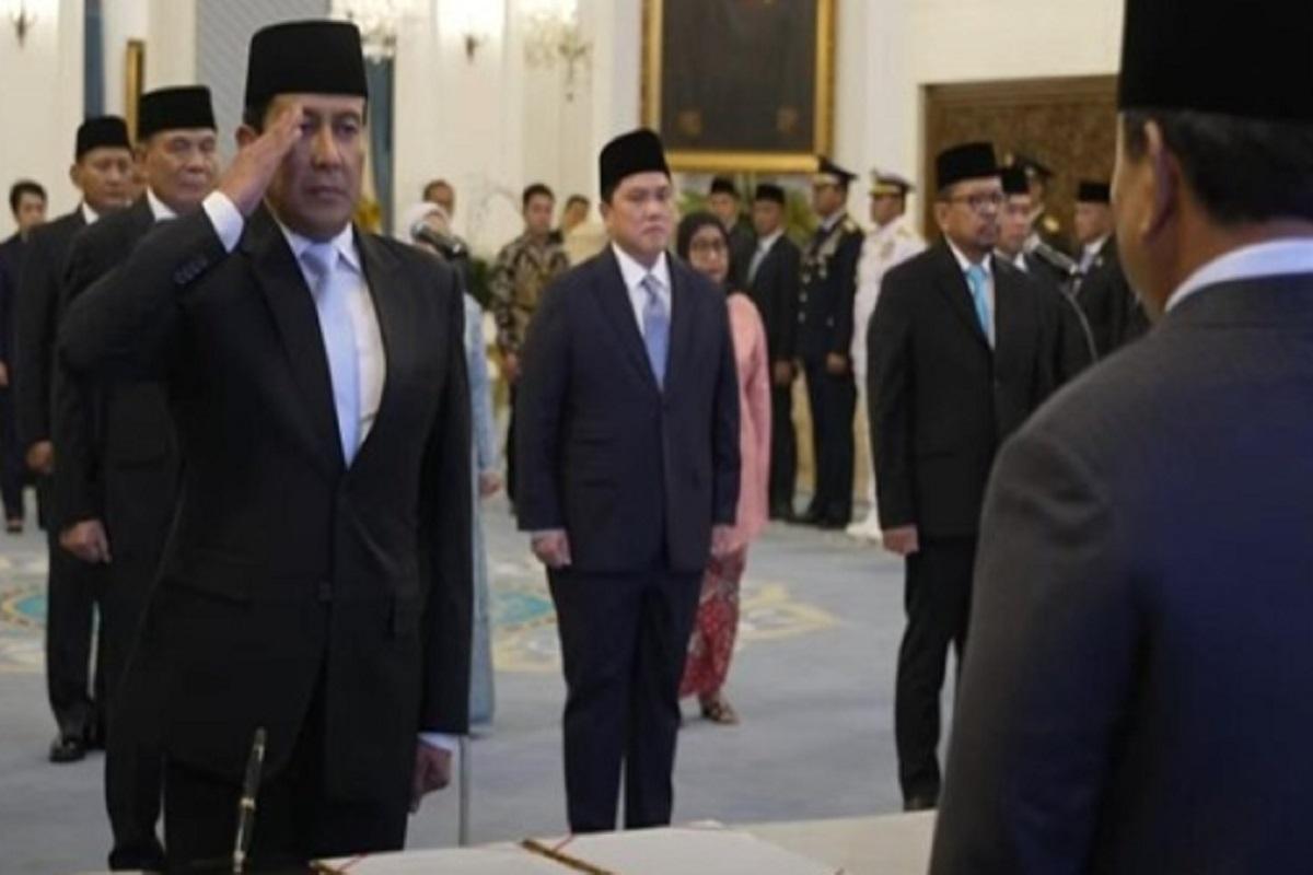 Prabowo Lantik Ahmad Dofiri sebagai Penasihat Khusus Bidang Kamtibmas dan Reformasi Polri