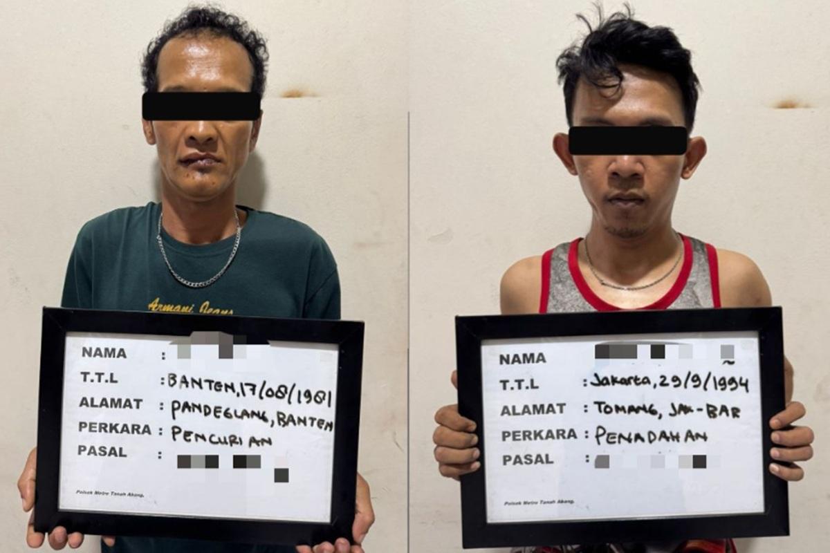 Polisi Tangkap 2 Pencuri di Indekos Bendungan Hilir, Kerugian Capai Rp20 Juta